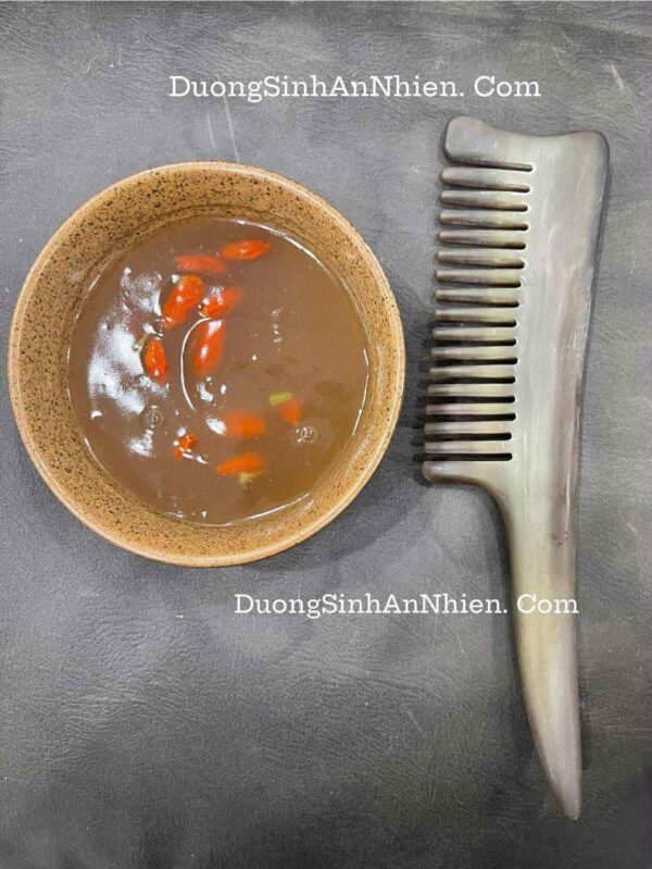 Tinh bột củ sen hồng canh tác tự nhiên nguyên chất khi pha, nấu
