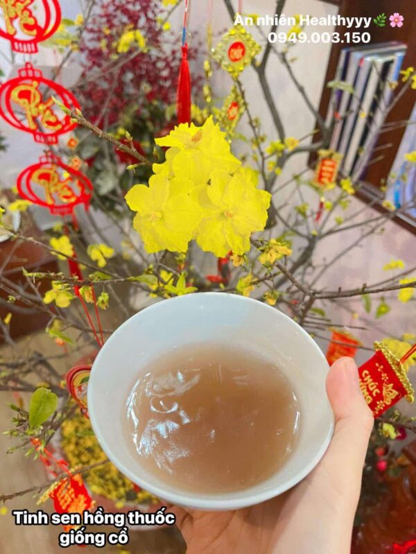 Tinh bột củ sen hồng canh tác tự nhiên nguyên chất