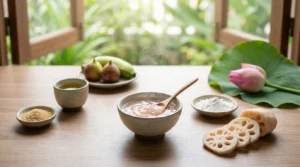 Tinh củ sen ăn sáng mùa hè