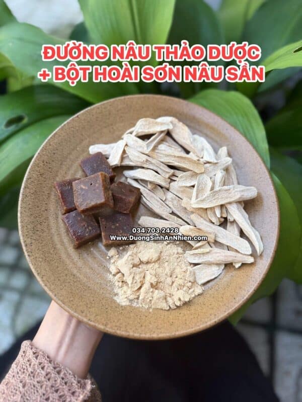 HOÀI SƠN DƯỢC THIẾT CÔN NÂU SẦN CHÍNH PHẨM DẠNG LÁT
