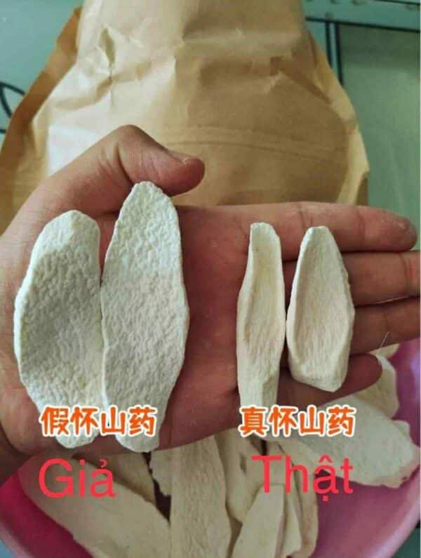 HOÀI SƠN DƯỢC THIẾT CÔN NÂU SẦN CHÍNH PHẨM DẠNG LÁT quy cách đóng gói