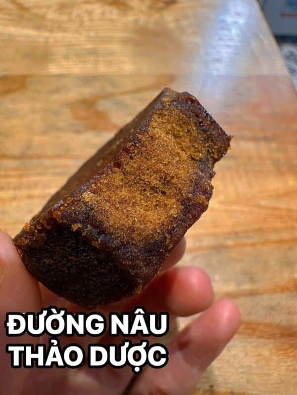 ĐƯỜNG NÂU THẢO DƯỢC CHUẨN VÂN NAM màu sắc tự nhiên