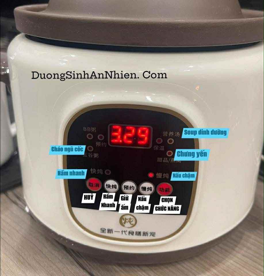 NỒI NẤU TRÀ SẮC THUỐC HẦM CANH DƯỠNG SINH LÕI ĐẤT TỬ SA 1,5L 2,5L