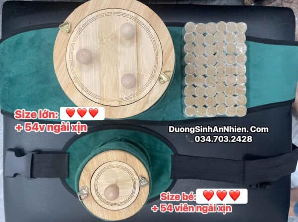 Bộ xông ngải cứu cận cảnh