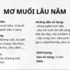 Mơ muối Umeboshi THỰC DƯỠNG 500Gr màu sắc tự nhiên