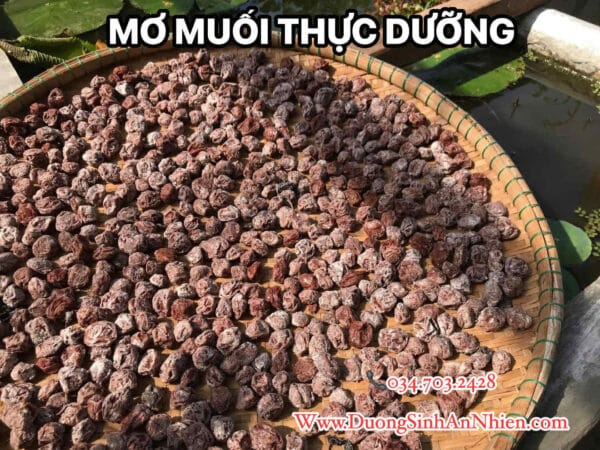 Mơ muối Umeboshi THỰC DƯỠNG 500Gr quy cách đóng gói