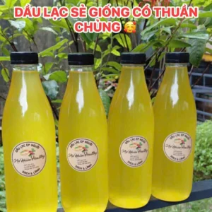 Dầu lạc sẻ ép nguội không tinh luyện