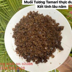 MUỐI KẾT TINH TRONG CHUM Ủ TƯƠNG TAMARI HỮU CƠ LÂU NĂM 50GRAM XAY MỊN