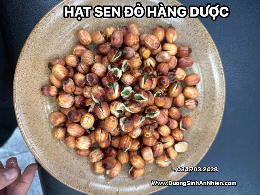 Hạt sen đỏ khô – ảnh thực tế 3