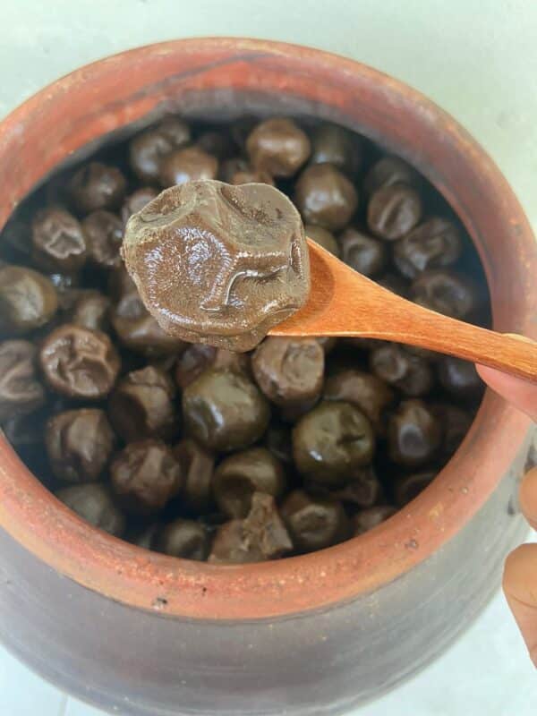 CHANH MUỐI THỰC DƯỠNG LÂU NĂM( 8 năm) 500GR màu sắc tự nhiên