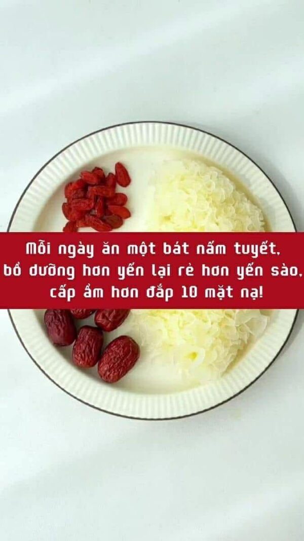 Nấm tuyết rừng hoang dã không tẩy