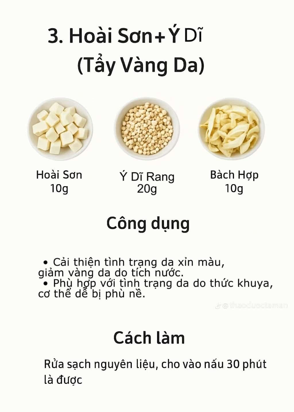 Công thức dưỡng da mặt và body trắng hồng từ bên trong bằng trà thảo mộc