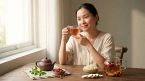 Công thức và phương pháp dưỡng da mặt và body trắng hồng từ bên trong