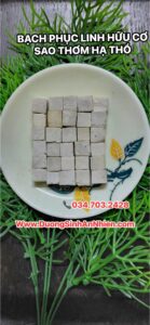 Bạch phục linh hữu cơ trong công thức khử vàng da
