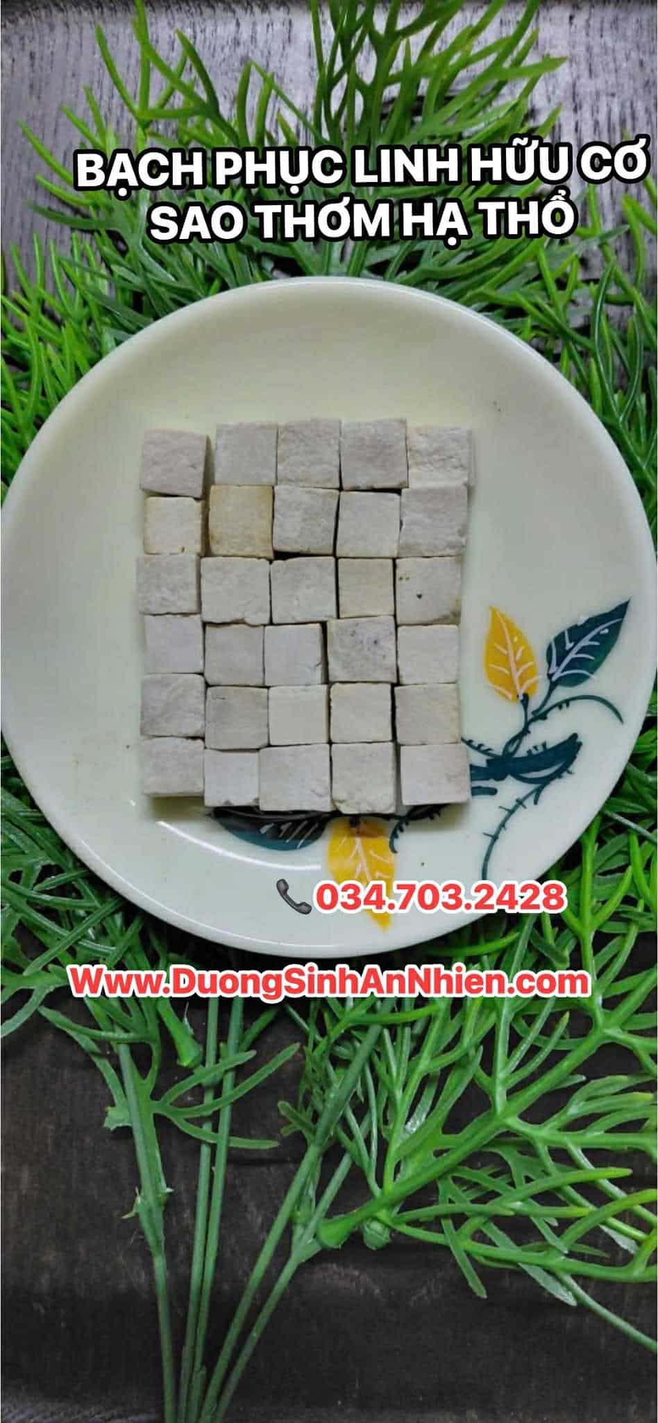 BẠCH PHỤC LINH HỮU CƠ 200GRAM