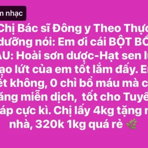 Bột bổ máu dưỡng sinh
