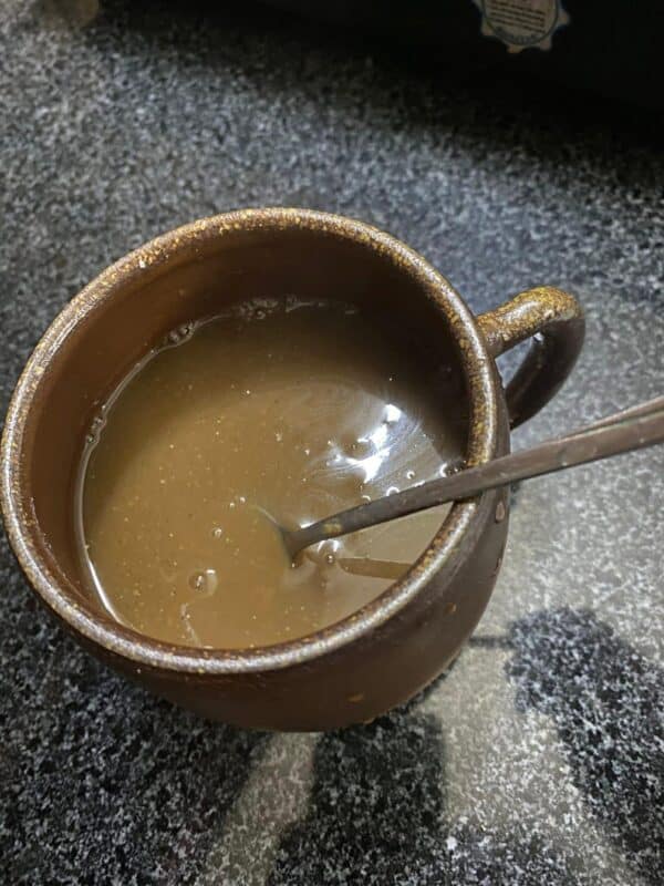 Bột chuối xanh cận cảnh
