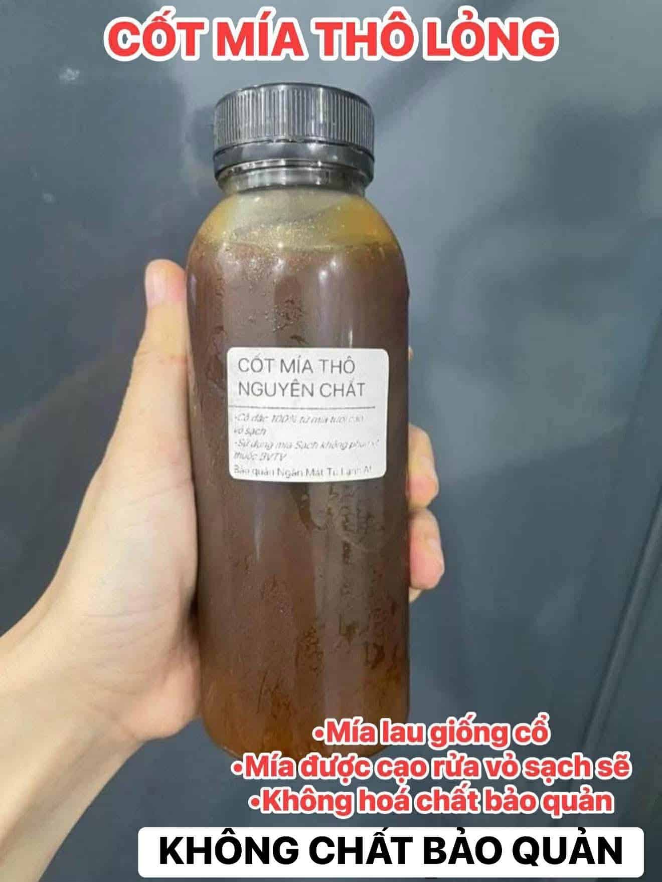 MẬT MÍA LAU GIỐNG CỔ [Đường thô dạng lỏng] 1300Gr