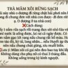 TRÀ MÂM XÔI RỪNG PHƠI NẮNG TỰ NHIÊN GÓI 500gr khi pha, nấu