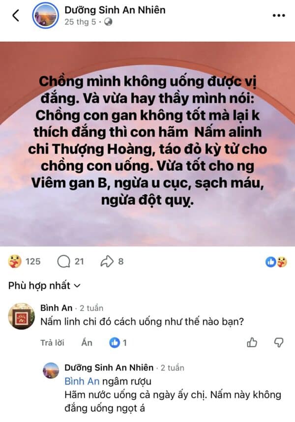 NẤM LINH CHI THƯỢNG HOÀNG HOANG DÃ LÂU NĂM 200Gram khi pha, nấu