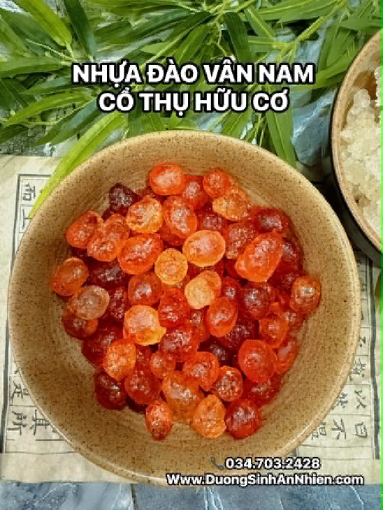 NHỰA ĐÀO CỔ THỤ VÂN NAM  200Gram