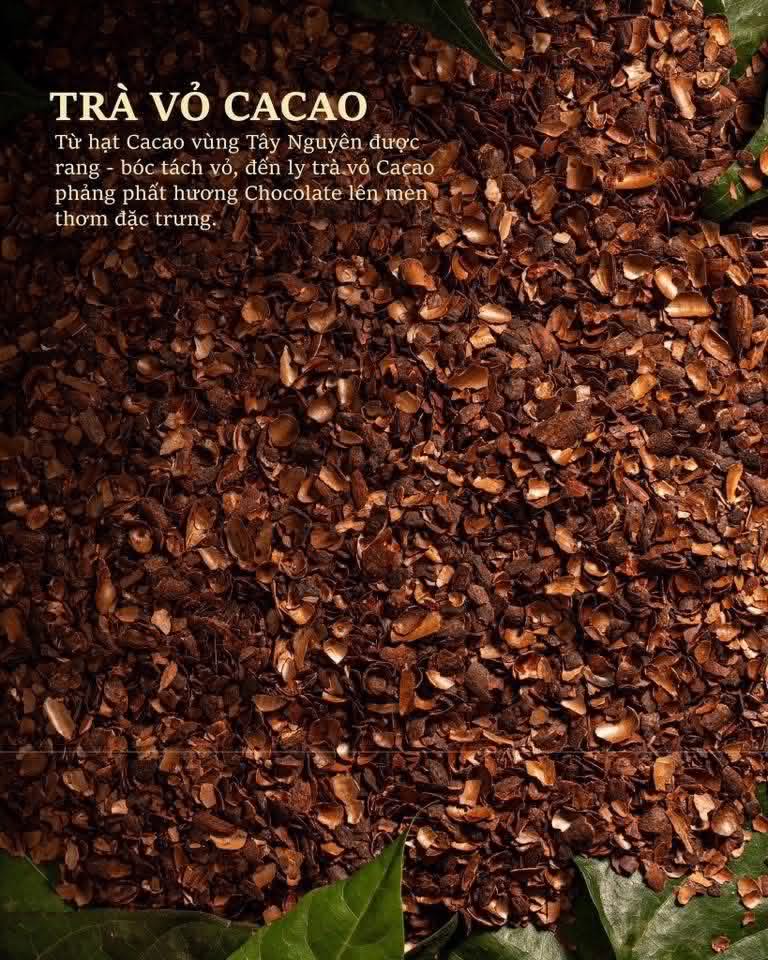 TRÀ VỎ CA CAO HỮU CƠ 1000Gram