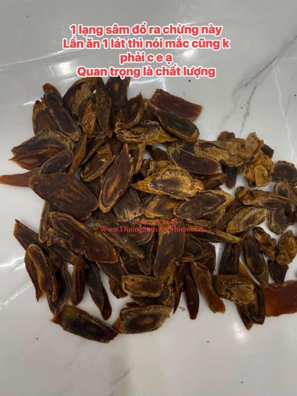 HỒNG SÂM THƯỢNG HẠNG 8 NĂM TUỔI GEUMSAN(HÀNG ORDER) màu sắc tự nhiên
