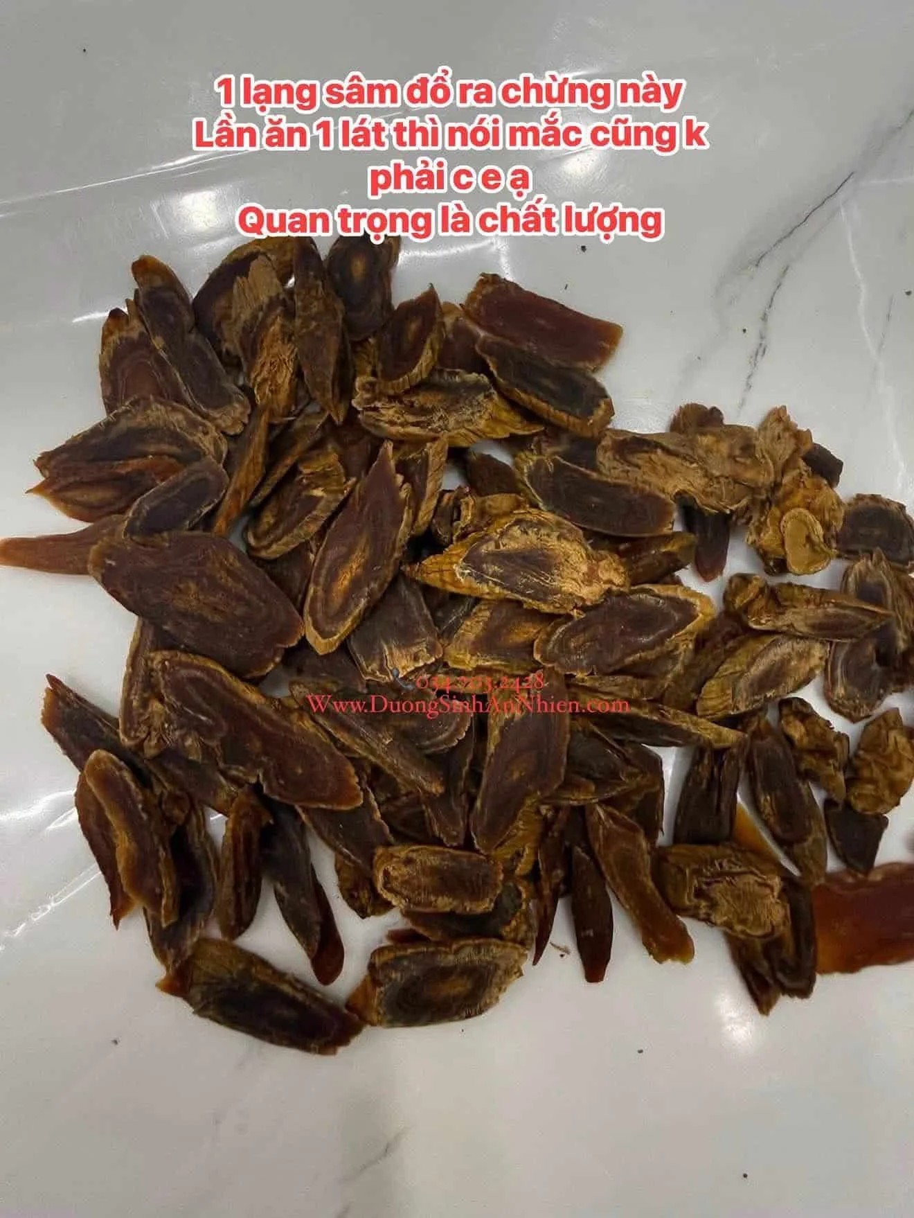 Hồng sâm ngâm mật ong từ sâm thái lát