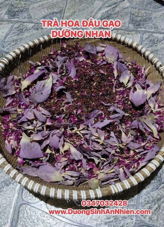 TRÀ HOA ĐẬU GẠO DƯỠNG NHAN 500GR (sơ can giải uất)