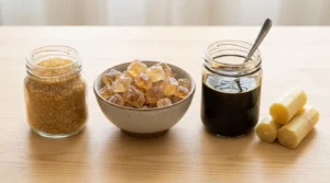 Các loại đường không tinh luyện từ mía