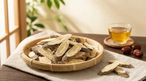 Hoàng kỳ có tác dụng gì – lát hoàng kỳ khô và trà hoàng kỳ